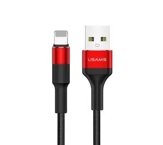 Kabel USAMS pleciony U5 2A US-SJ220 Czerwony
