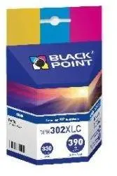 Tusz Black Point BPH302XLC (zamiennik 302XL) Kolor 13 ml