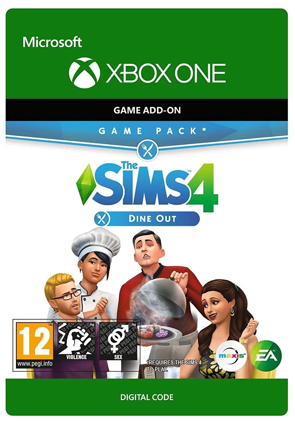 The Sims 4 - Zjedzmy na Mieście DLC [kod aktywacyjny] Xbox One