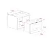 Kuchenka mikrofalowa Teka ML 8220 BIS L Grill Jasny szary urban