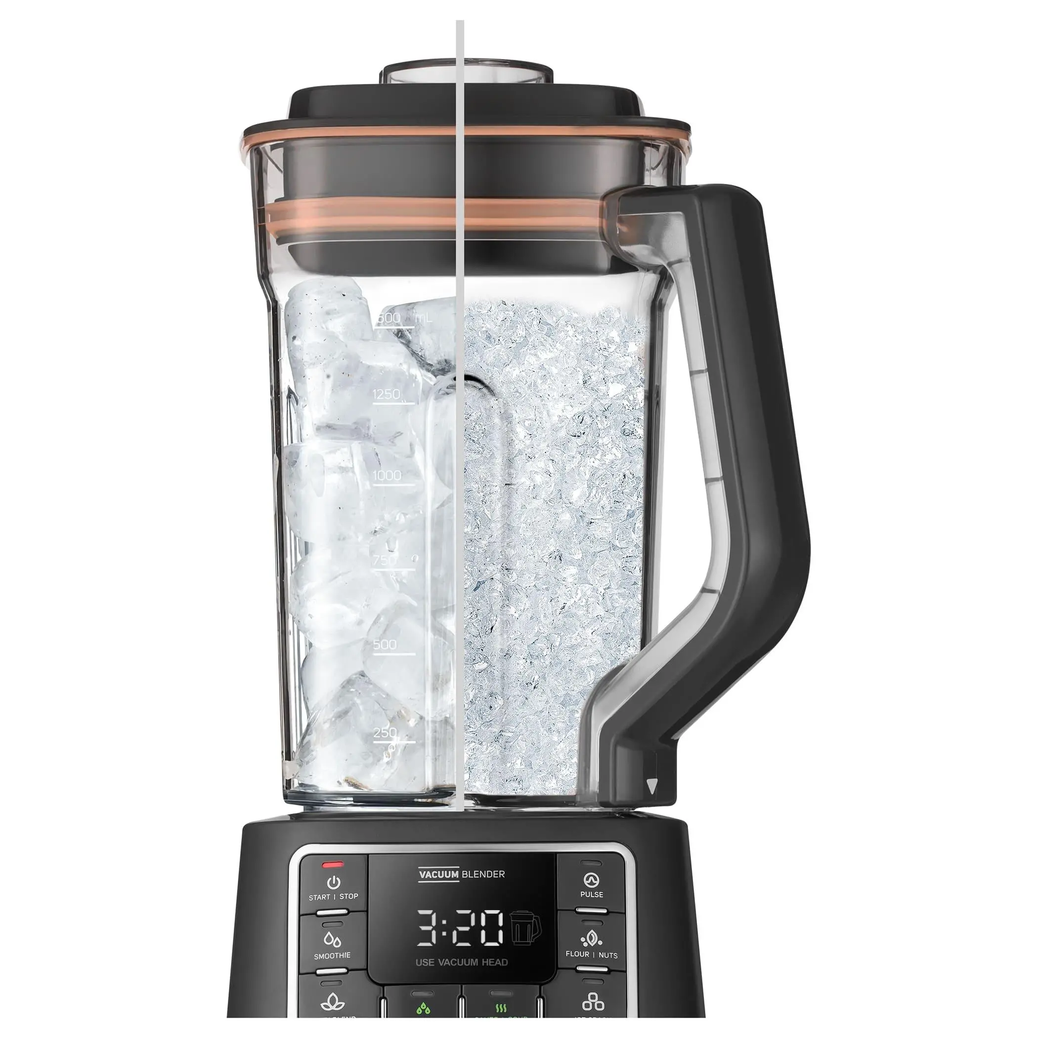 Blender kielichowy Sencor SBU 7876GD 1,5l 2 butelki Jednostka wytwarzająca próżnię