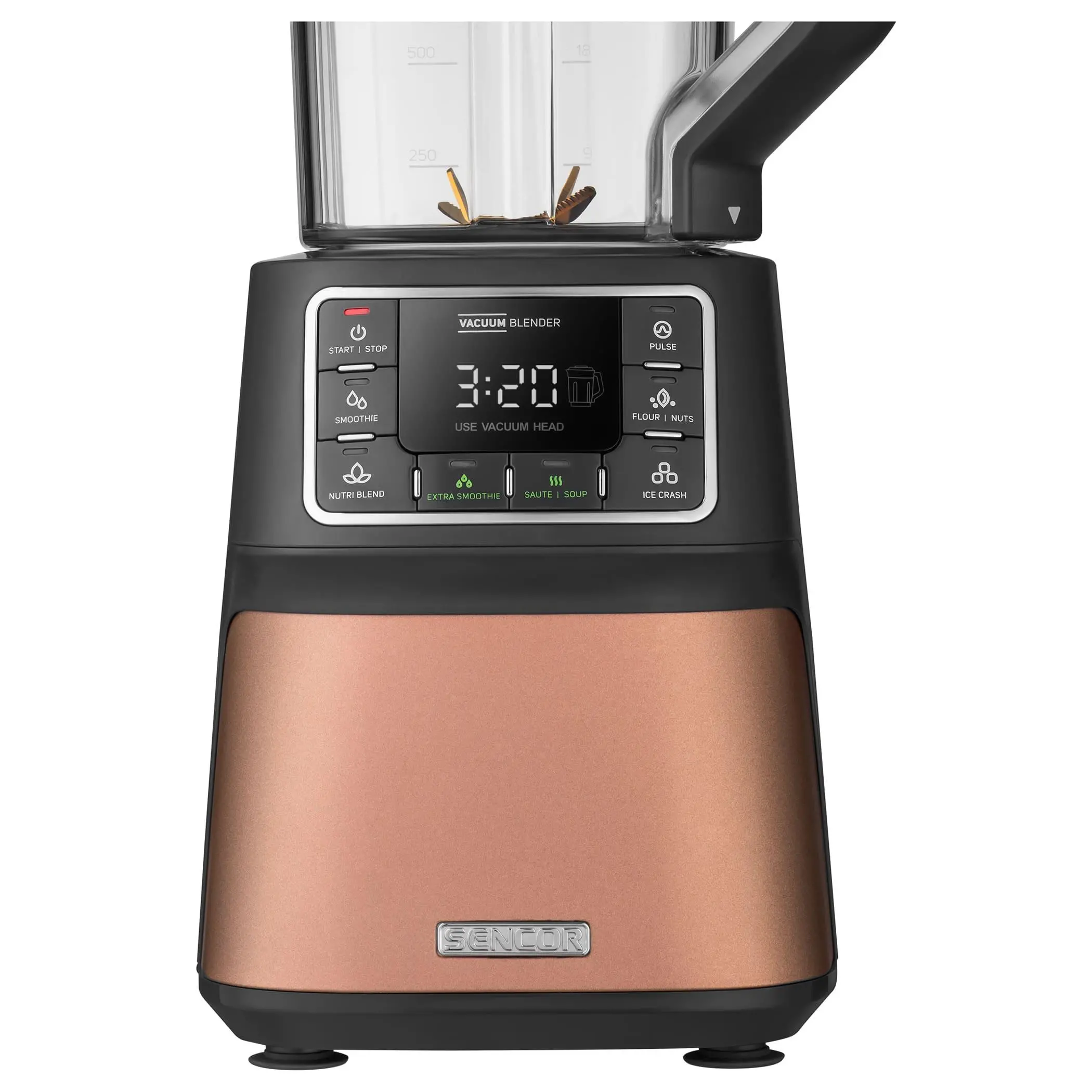 Blender kielichowy Sencor SBU 7876GD 1,5l 2 butelki Jednostka wytwarzająca próżnię