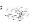 Okap Beko HNT61210X Srebrny