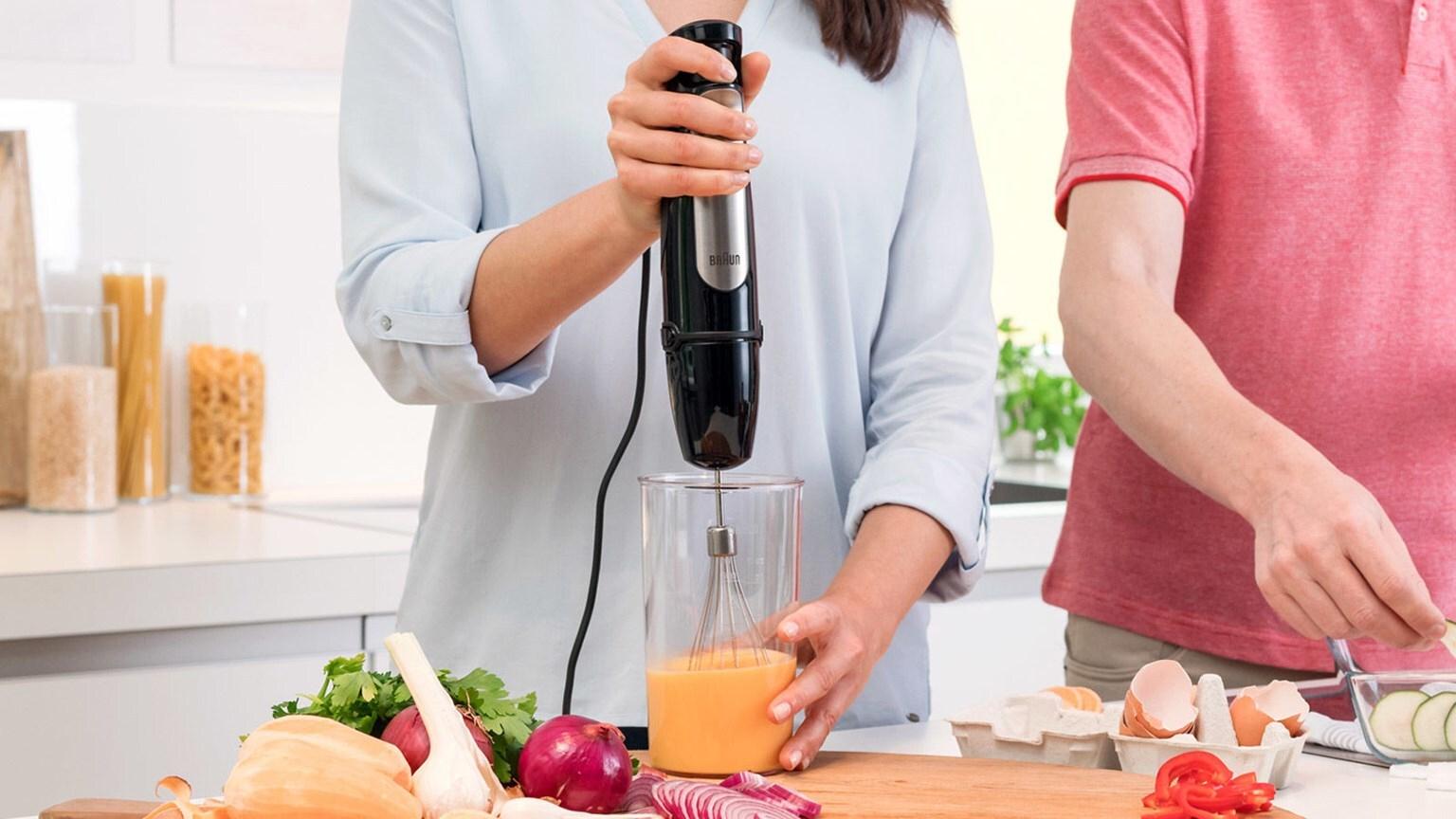 Blender Braun Multiquick 7 MQ725 Omelette - mini rozdrabniacz - końcówka do ubijania