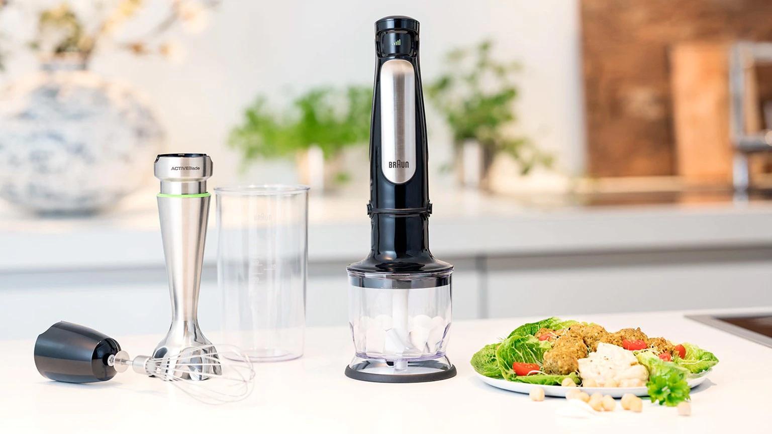 Blender Braun Multiquick 7 MQ725 Omelette - mini rozdrabniacz - końcówka do ubijania