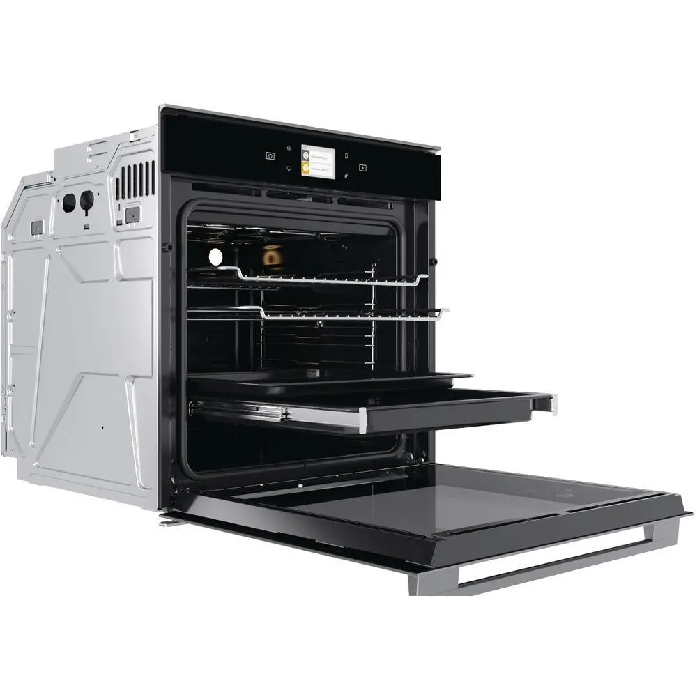 Piekarnik elektryczny Whirlpool W9 OM2 4MS2 H Termoobieg Termosonda Zdalne sterowanie Srebrno-czarny