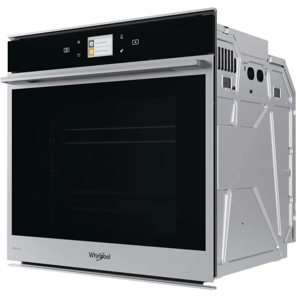 Piekarnik elektryczny Whirlpool W9 OM2 4MS2 H Termoobieg Termosonda Zdalne sterowanie Srebrno-czarny