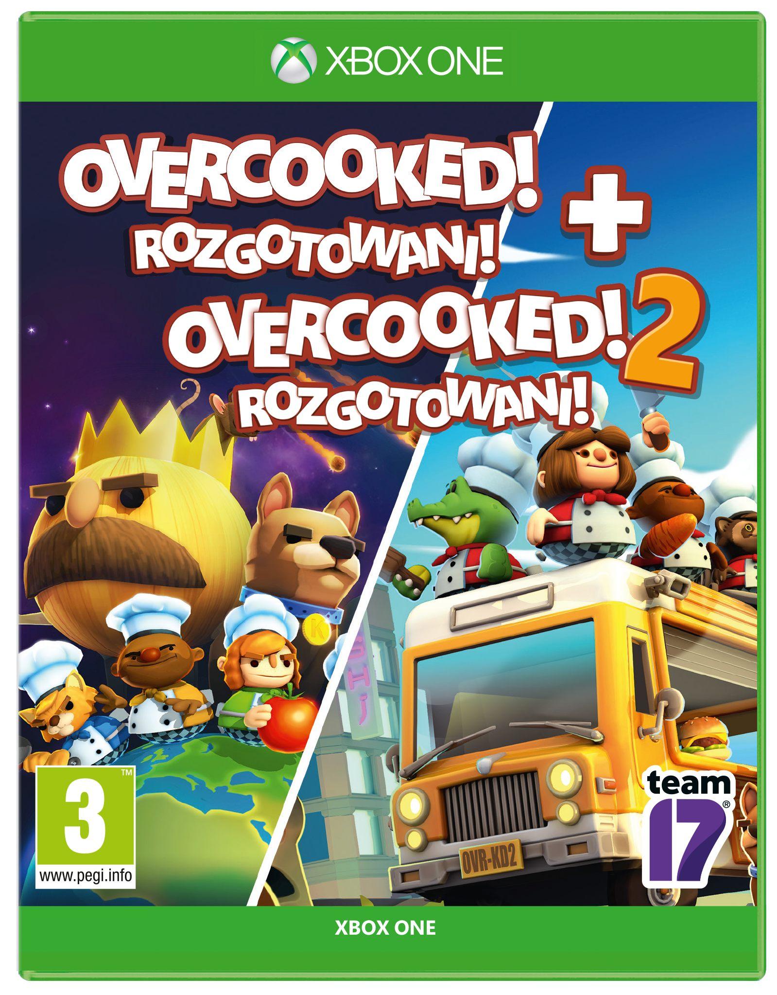 Pakiet Overcooked 1 i 2: Rozgotowani - Gra na Xbox One (Kompatybilna z Xbox Series X)