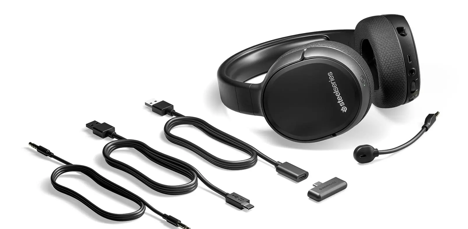 Słuchawki bezprzewodowe z mikrofonem SteelSeries Arctis 1 Wireless Nauszne Czarny