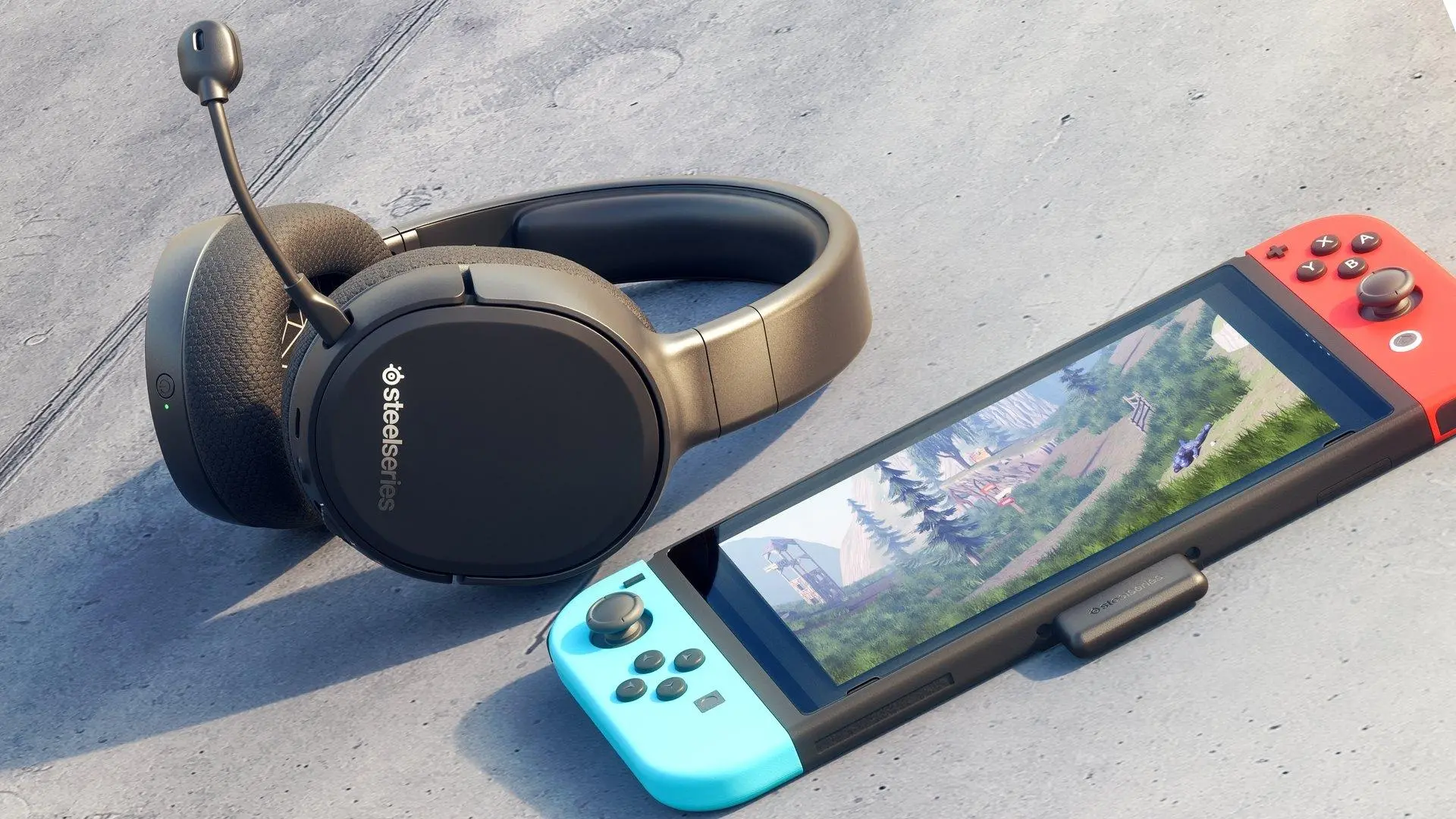 Słuchawki bezprzewodowe z mikrofonem SteelSeries Arctis 1 Wireless Nauszne Czarny