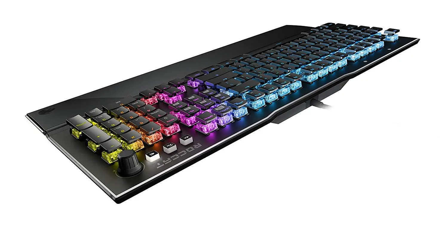 Klawiatura mechaniczna Roccat Vulcan 121 AIMO Titan Linear Switch Czarny