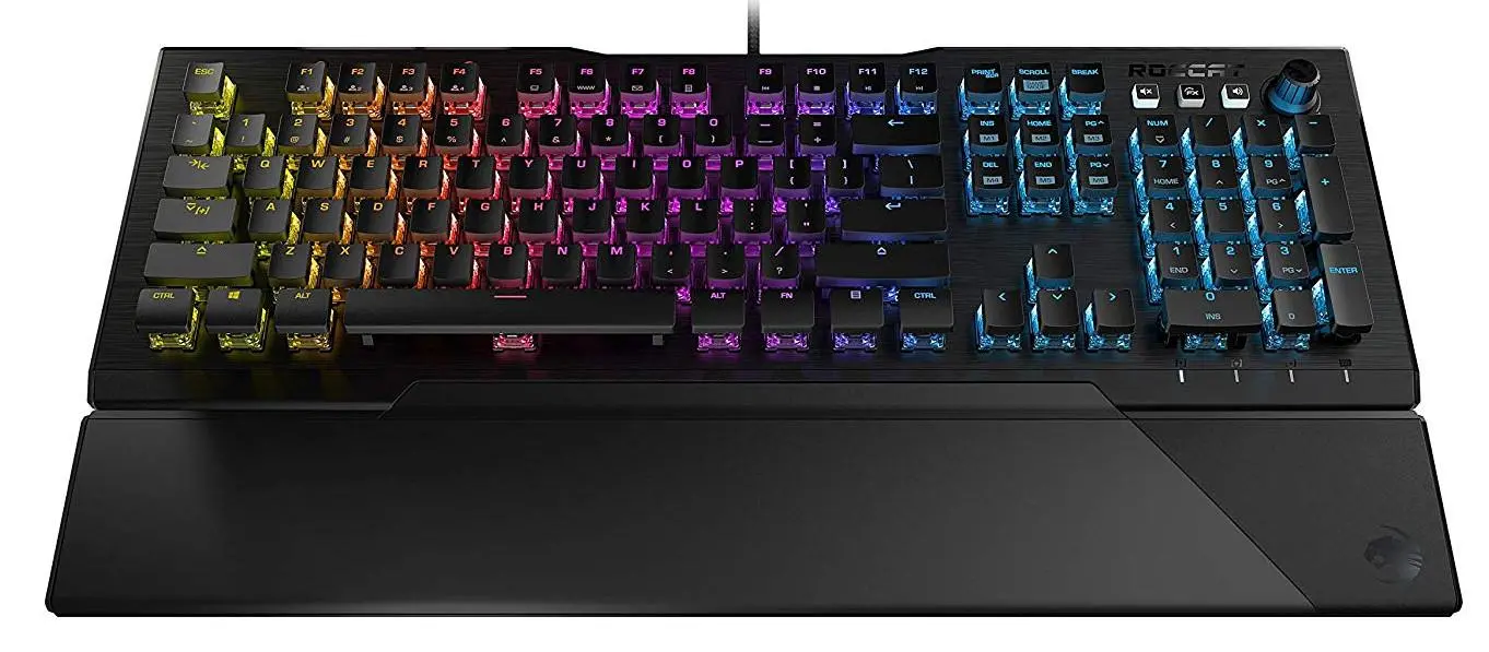 Klawiatura mechaniczna Roccat Vulcan 121 AIMO Titan Linear Switch Czarny