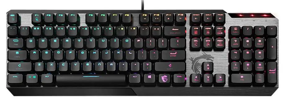 Klawiatura mechaniczna MSI Vigor GK50 Low Profile Kailh Low Profile Czarny