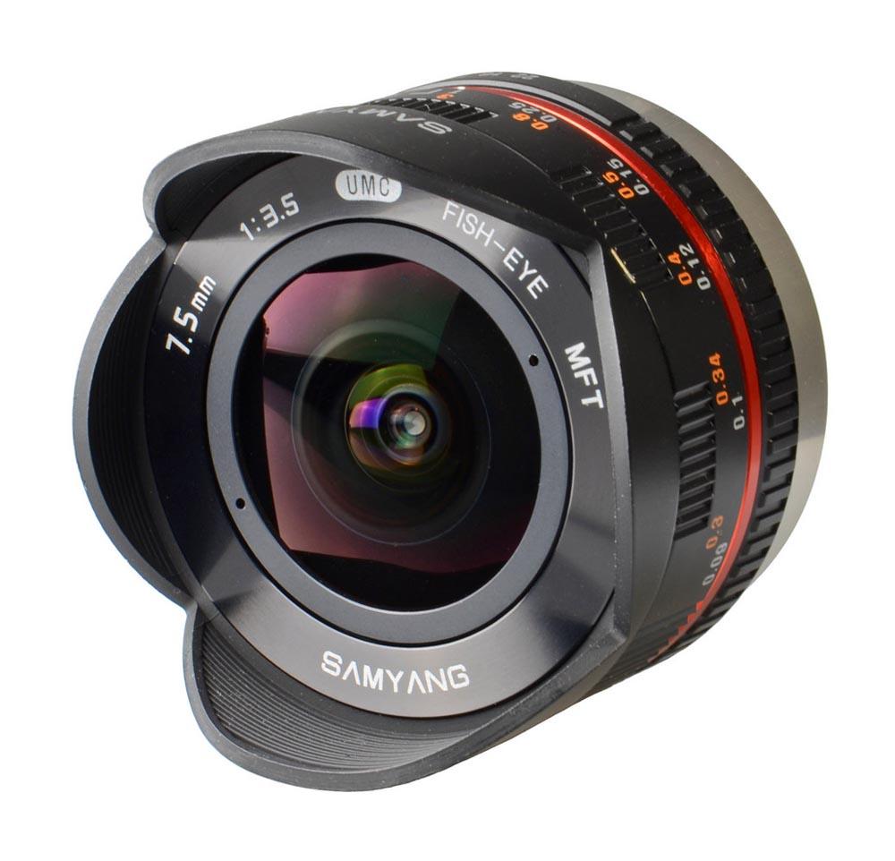 Samyang 7.5 mm f/3.5 UMC Fish-eye Micro 4/3 (czarny)