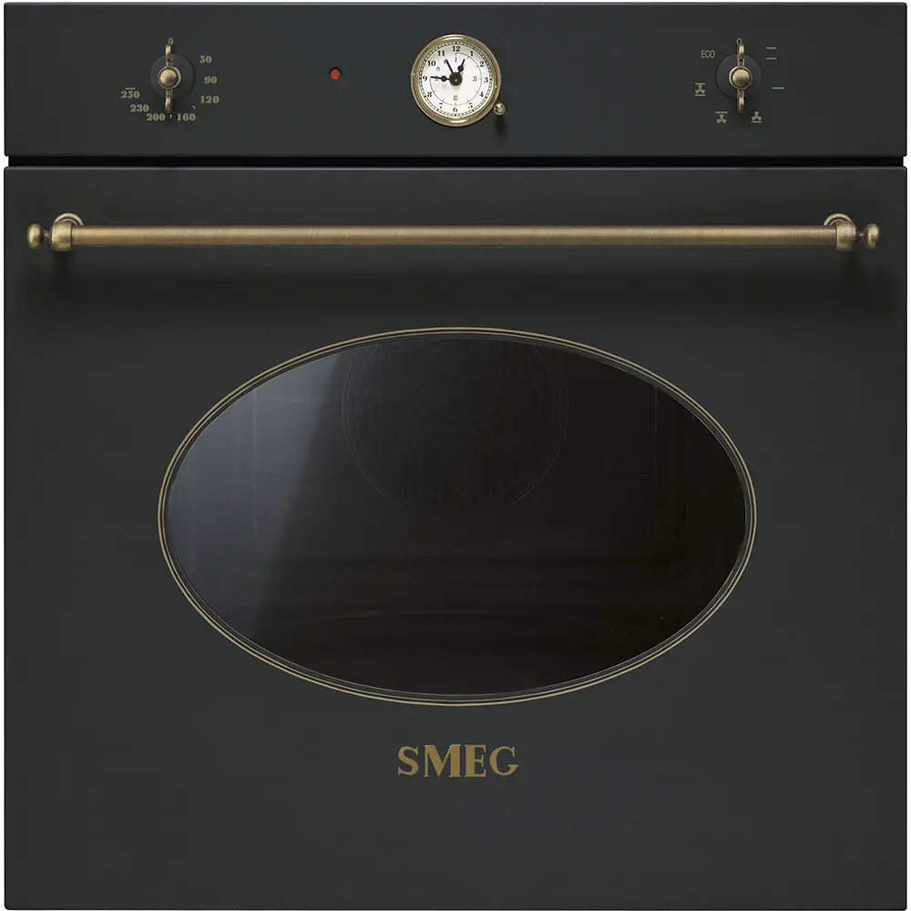 Piekarnik elektryczny Smeg Coloniale S-SF800AO Termoobieg Antracyt