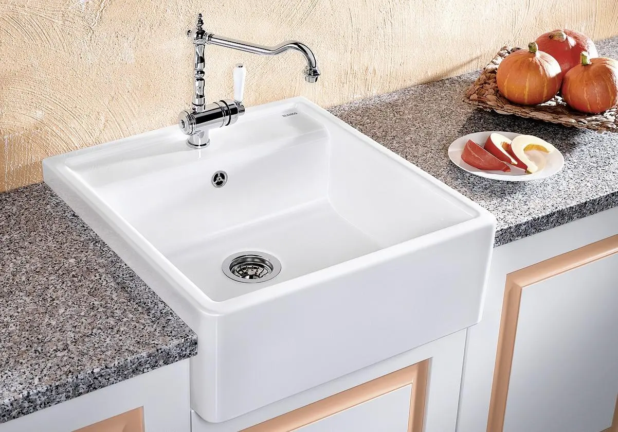 Zlewozmywak Blanco PANOR 60 514486 1 otwór Ceramiczny Biały połysk