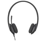 Logitech USB Headset H340 Nauszne Czarny
