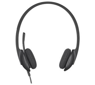 Słuchawki przewodowe z mikrofonem Logitech USB Headset H340 Nauszne Czarny