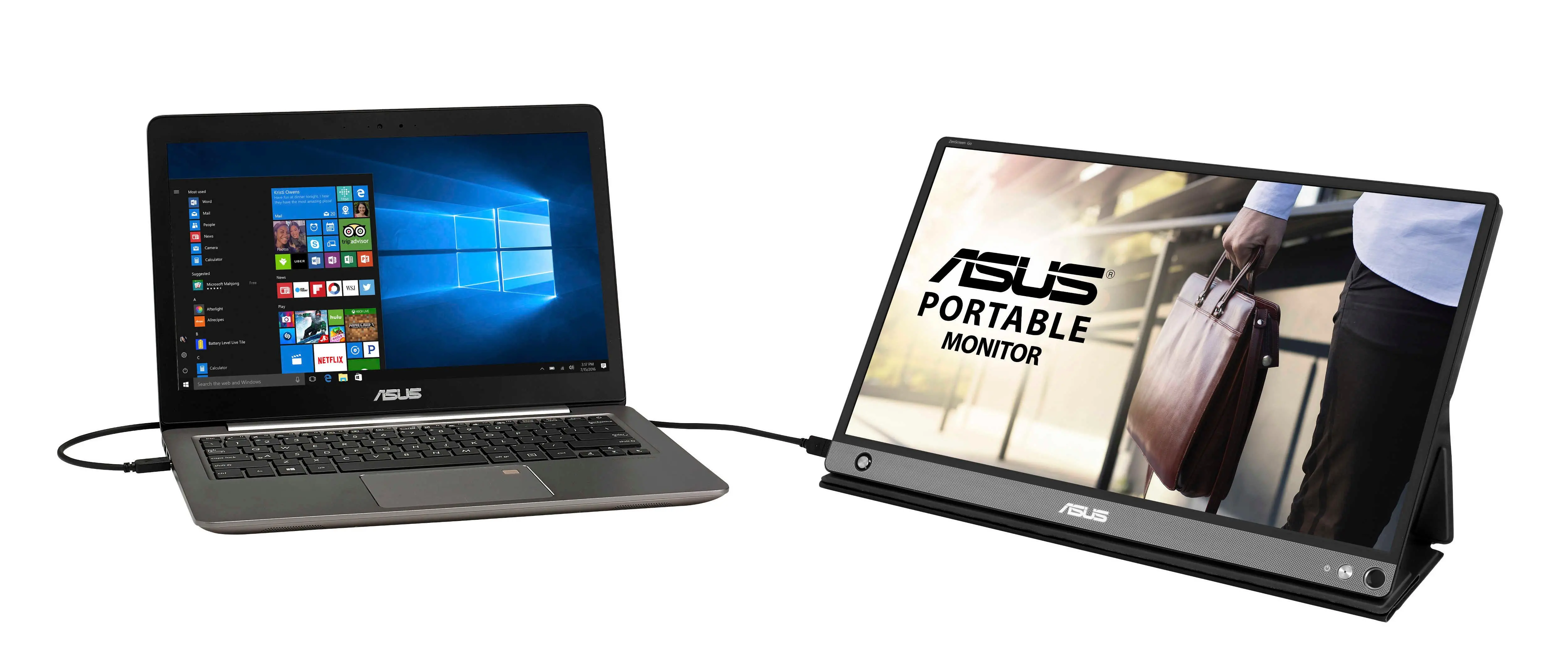 Monitor ASUS ZenScreen GO MB16AHP 16" Full HD IPS 60Hz 5ms Przenośny