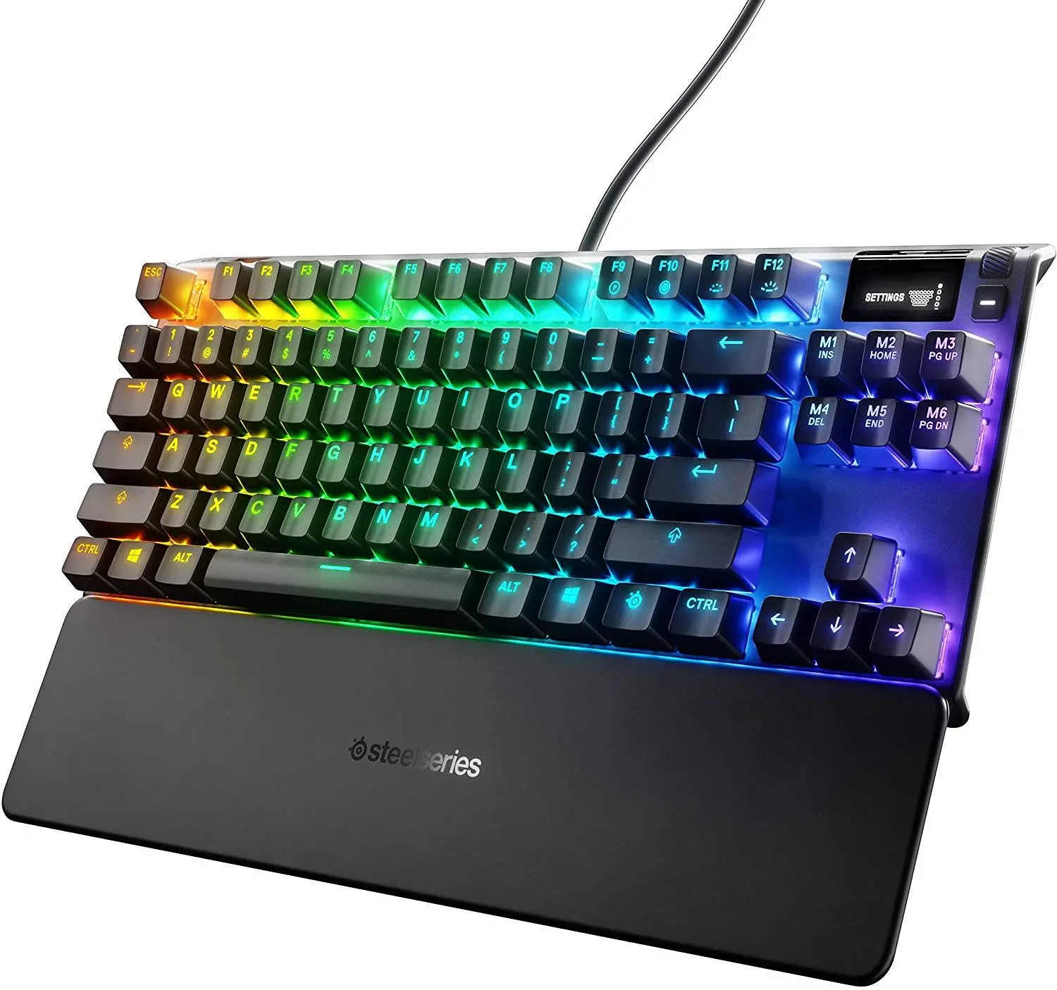 Klawiatura mechaniczna SteelSeries Apex 7 TKL  Red Switch Czarny
