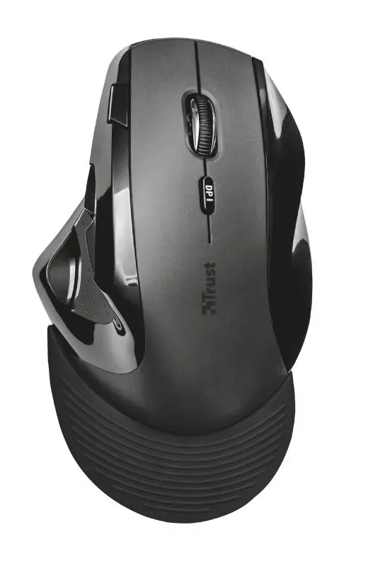Myszka Trust Vergo Ergonomic Wireless Comfort Czarny