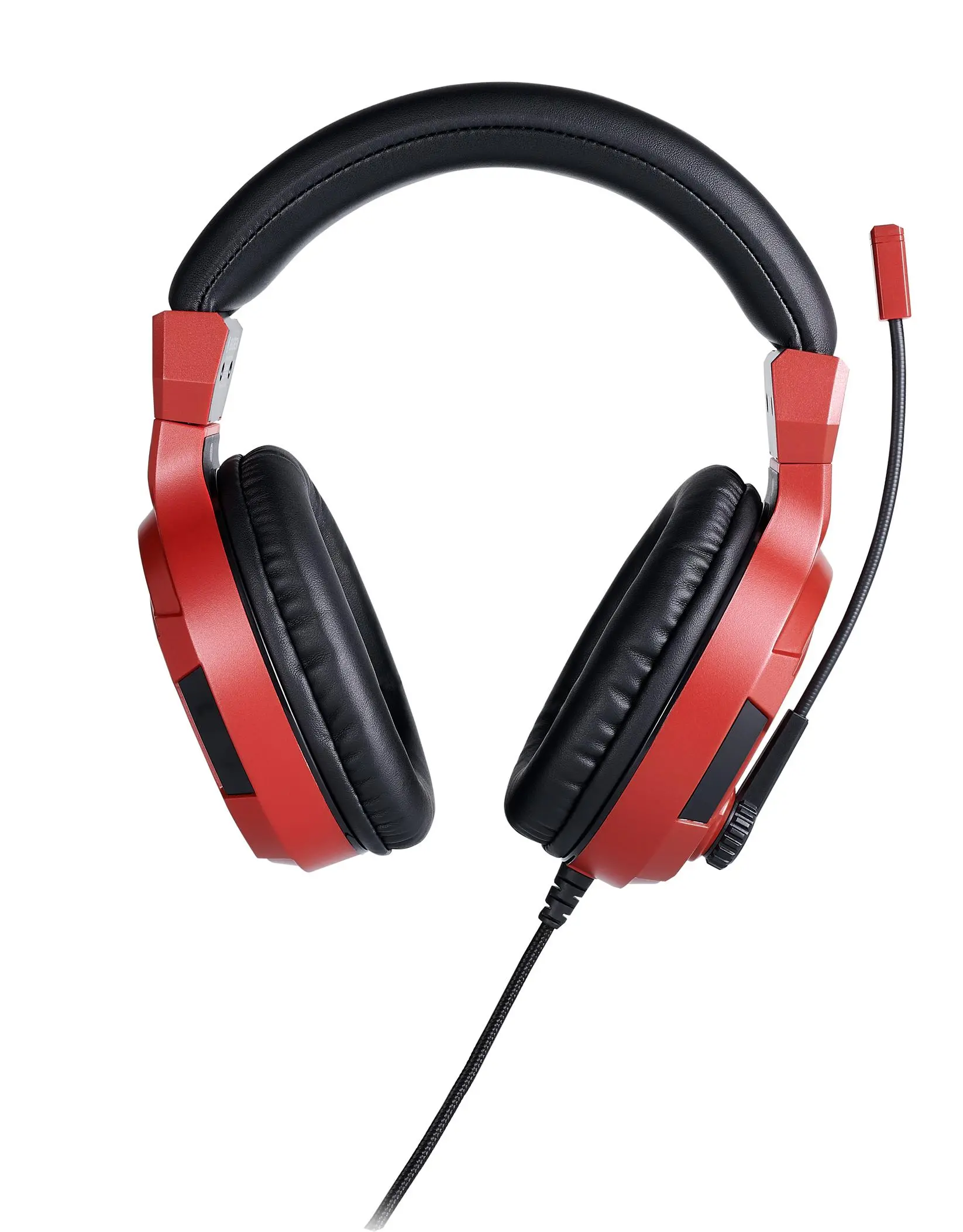 Słuchawki przewodowe z mikrofonem BigBen PS4 Gaming Headset V3 Nauszne Czerwony