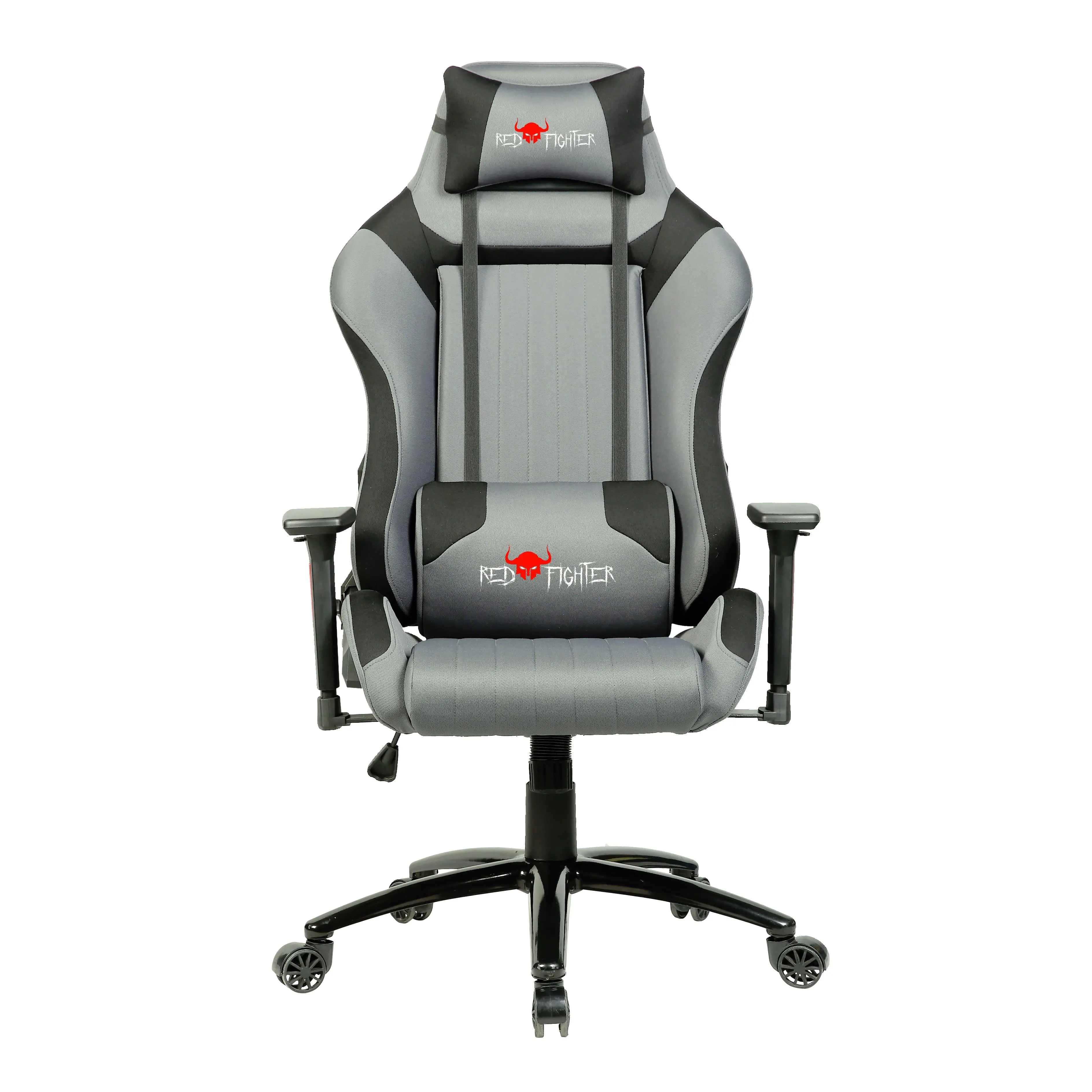Fotel Red Fighter C3 Gamingowy do 150kg Skóra ECO Szary