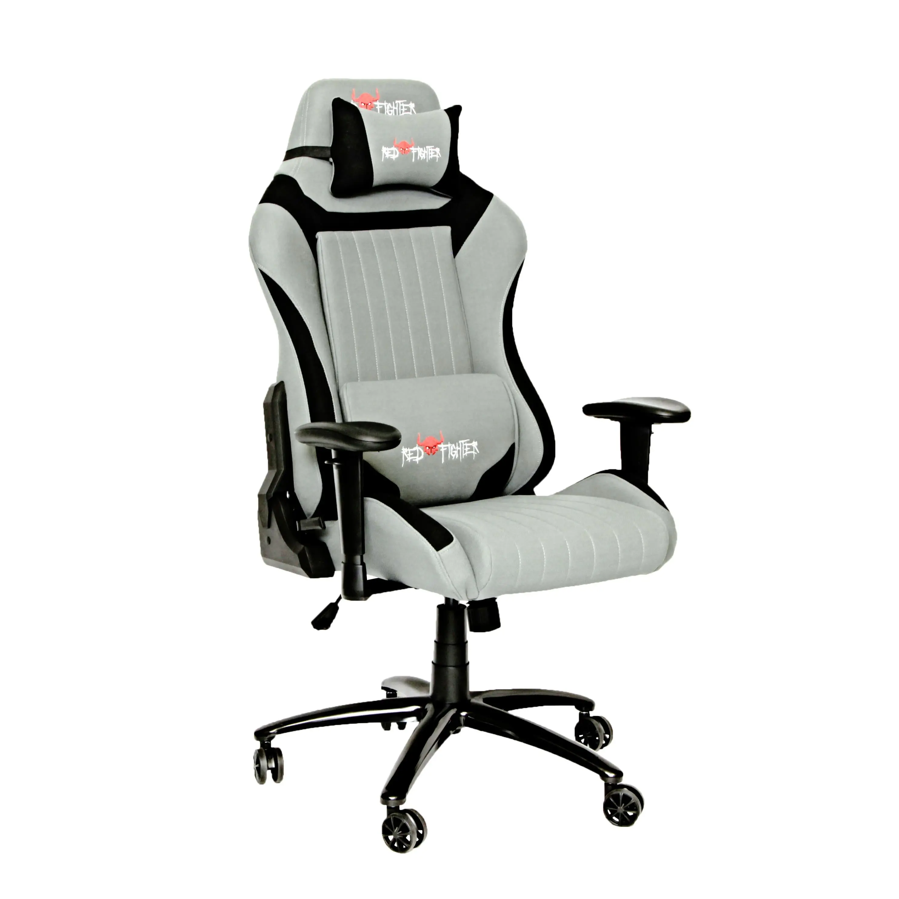 Fotel Red Fighter C3 Gamingowy do 150kg Skóra ECO Szary