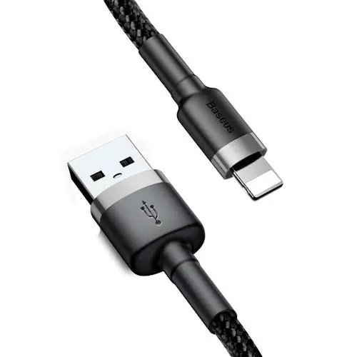 Kabel Baseus Cafule CALKLF-AG1 Szaro-czarny