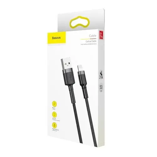 Kabel Baseus Cafule CALKLF-AG1 Szaro-czarny