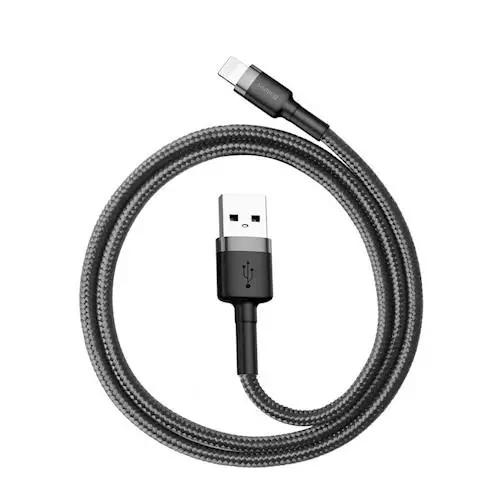 Kabel Baseus Cafule CALKLF-AG1 Szaro-czarny