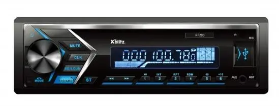 Radioodtwarzacz samochodowy Xblitz RF200 z USB/SD 4x50W Bluetooth
