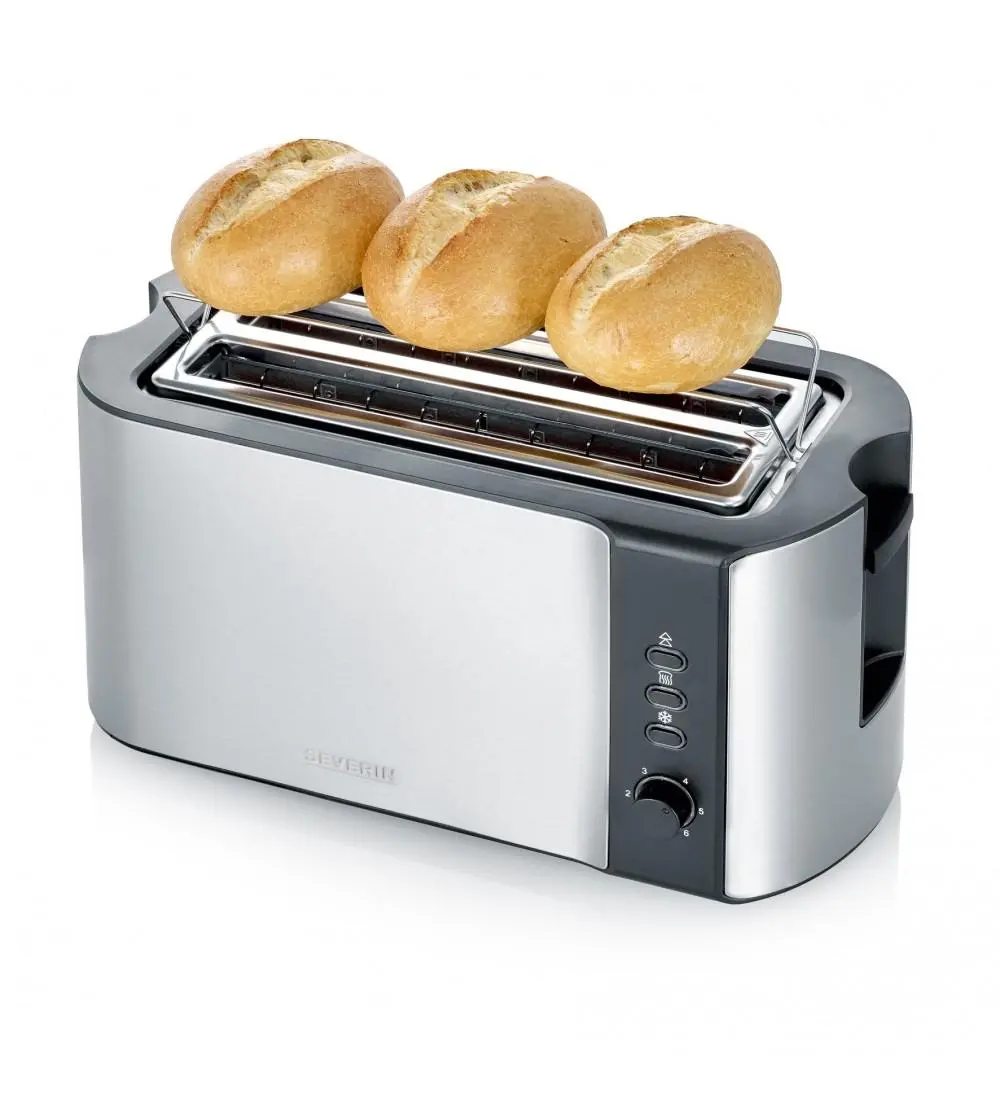 Toster Severin AT 2590 Ruszt do bułek Rozmrażanie 1400W
