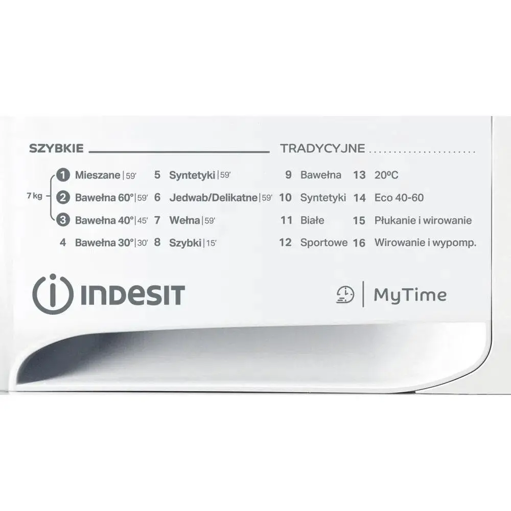 Pralka Indesit MTWA 71252 W PL 55,3cm 7kg 1200obr/min