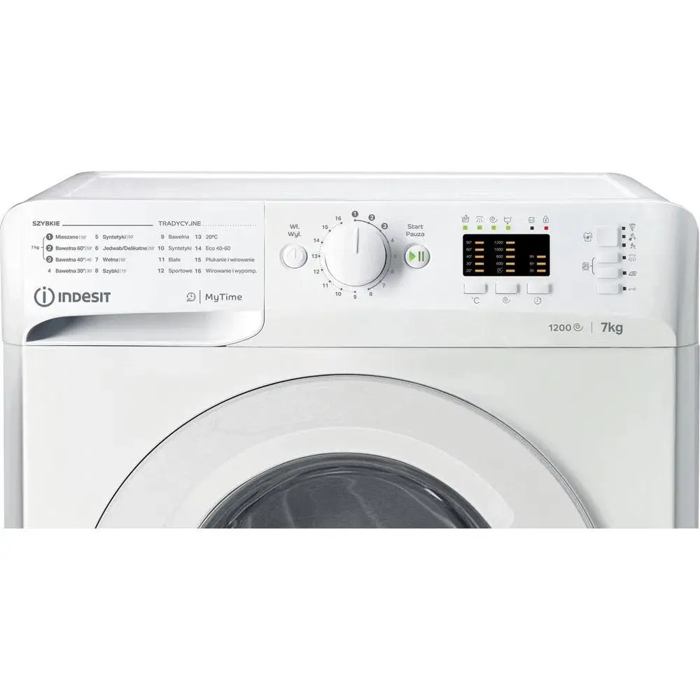 Pralka Indesit MTWA 71252 W PL 55,3cm 7kg 1200obr/min