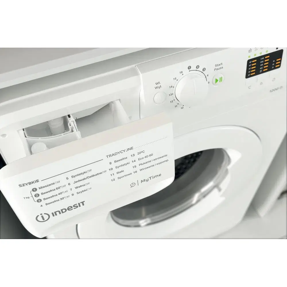 Pralka Indesit MTWA 71252 W PL 55,3cm 7kg 1200obr/min