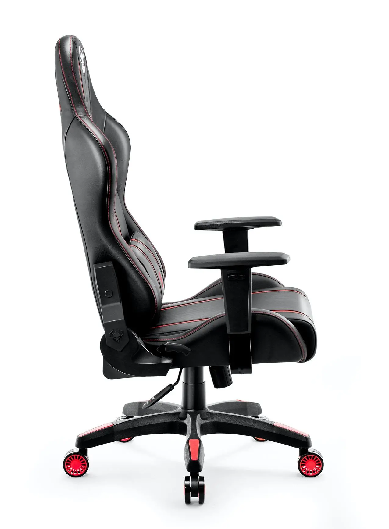 Fotel Diablo Chairs X-One 2.0 King Size Gamingowy do 160kg Skóra ECO Tkanina Czarno-czerwony
