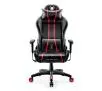 Fotel Diablo Chairs X-One 2.0 King Size Gamingowy do 160kg Skóra ECO Tkanina Czarno-czerwony