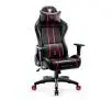 Fotel Diablo Chairs X-One 2.0 King Size Gamingowy do 160kg Skóra ECO Tkanina Czarno-czerwony