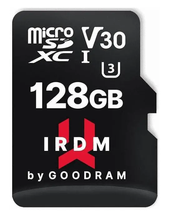 Karta pamięci GoodRam IRDM microSDXC 128GB UHS I U3 100/70 MB V30