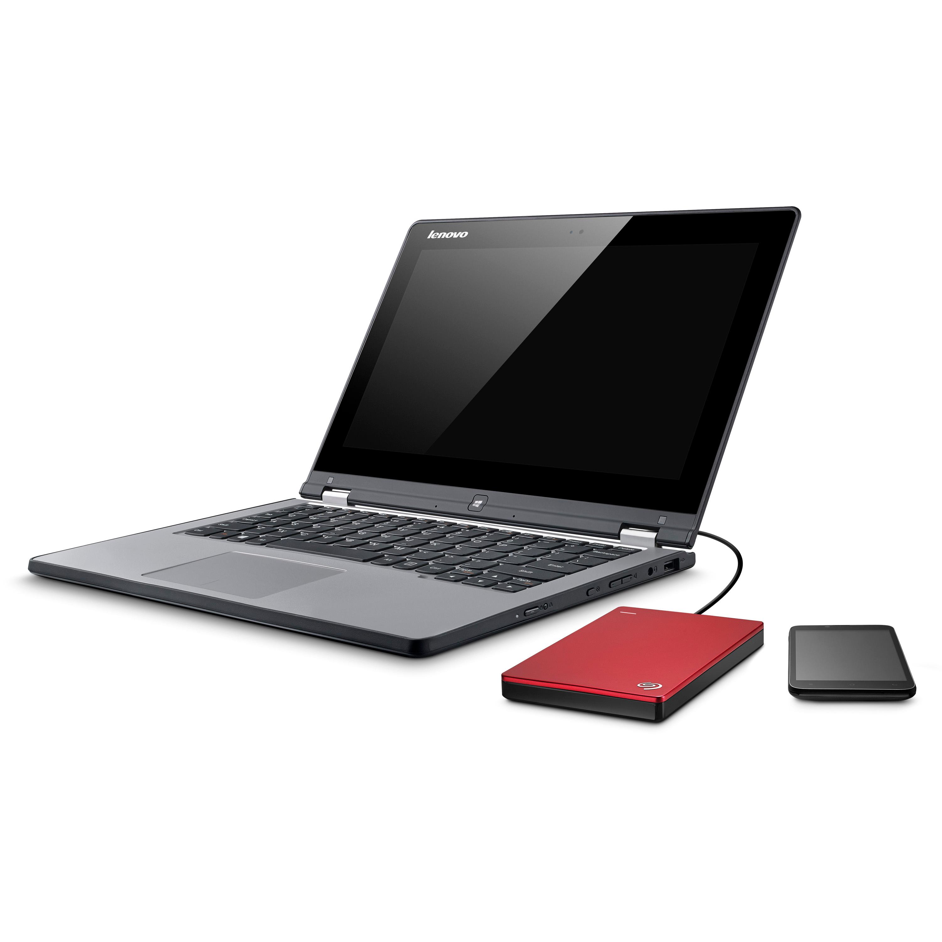 Dysk Seagate Backup Plus Slim 1TB (czerwony)