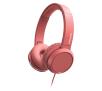 Słuchawki przewodowe Philips BASS+ TAH4105RD/00 - nauszne - mikrofon