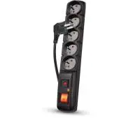 Acar F5 PRO 5 gniazd 3m Czarny