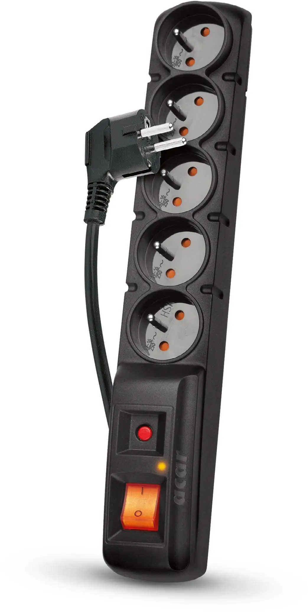 Listwa Acar F5 PRO 5 gniazd 3m Czarny