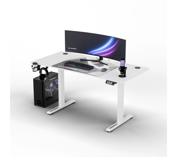 Ultradesk LEVEL V2 140cm Regulacja wysokości Biały