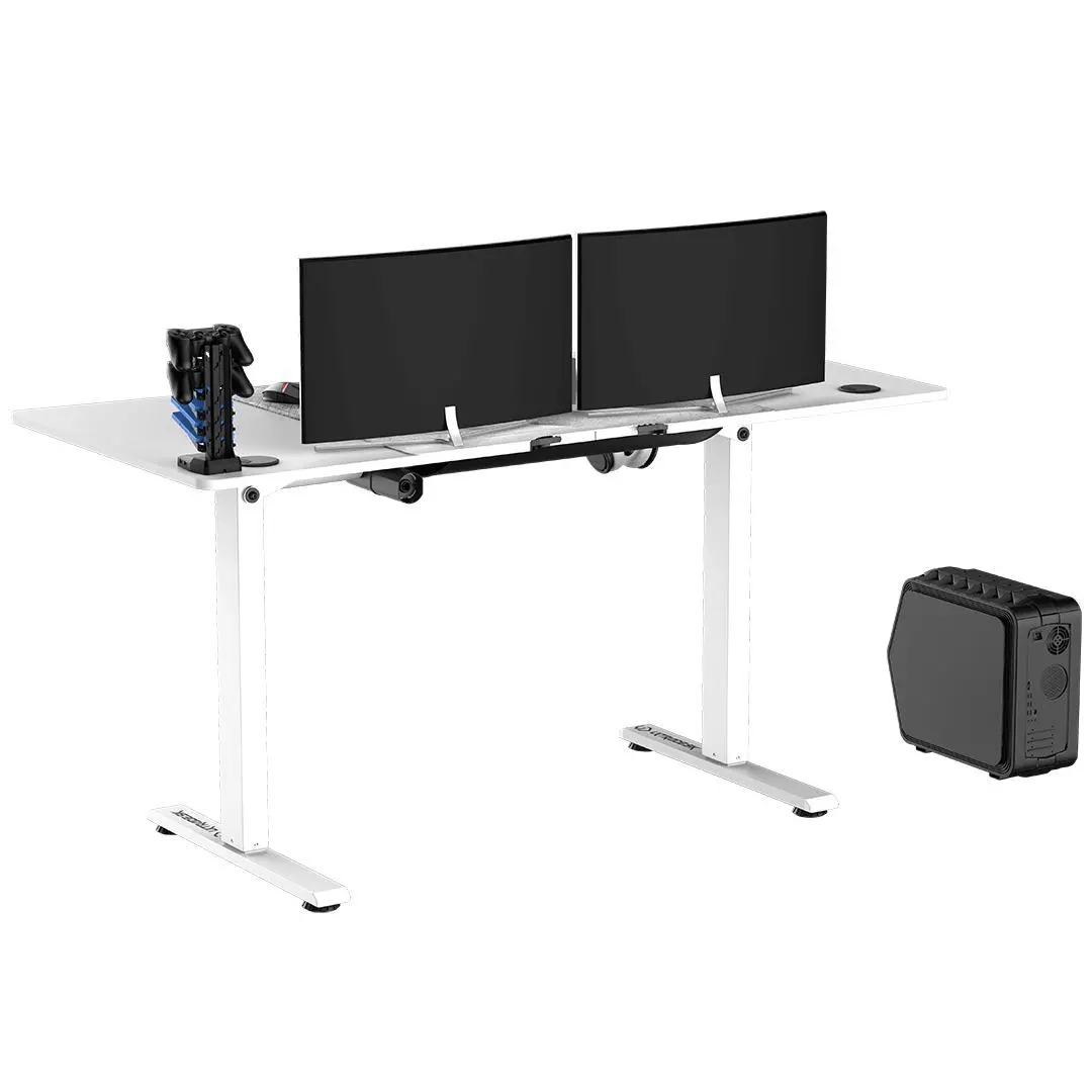Biurko Ultradesk LEVEL V2 140cm Regulacja wysokości Biały