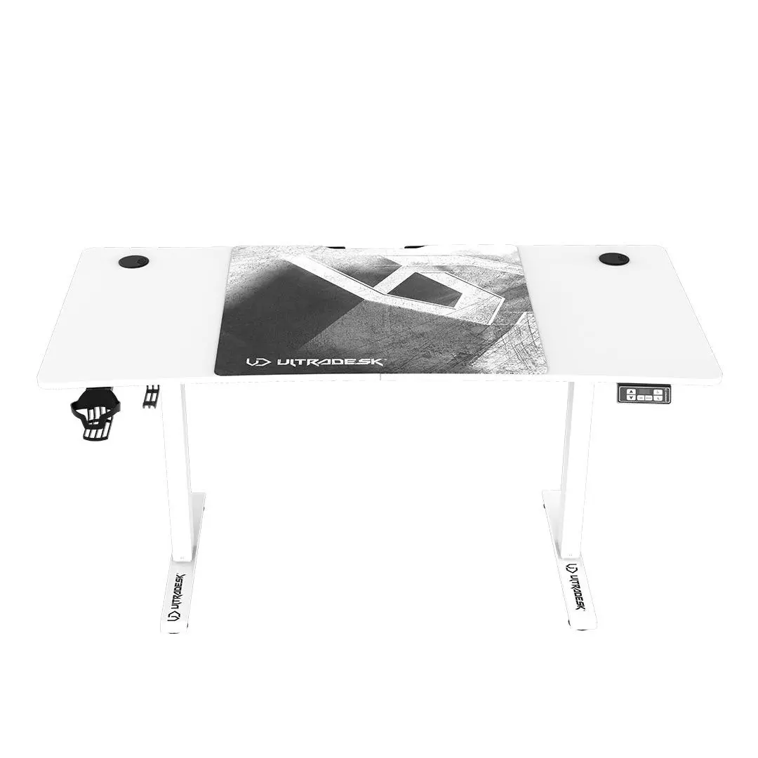 Biurko Ultradesk LEVEL V2 140cm Regulacja wysokości Biały