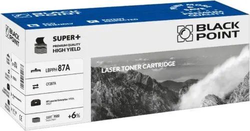 Toner Black Point LBPPH87A (zamiennik CF287A nr 87A) Czarny