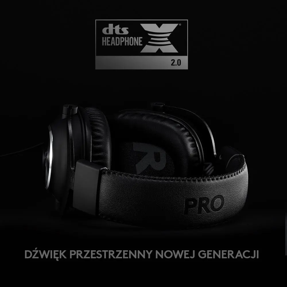 Słuchawki bezprzewodowe z mikrofonem Logitech G Pro X Lightspeed Nauszne Czarny