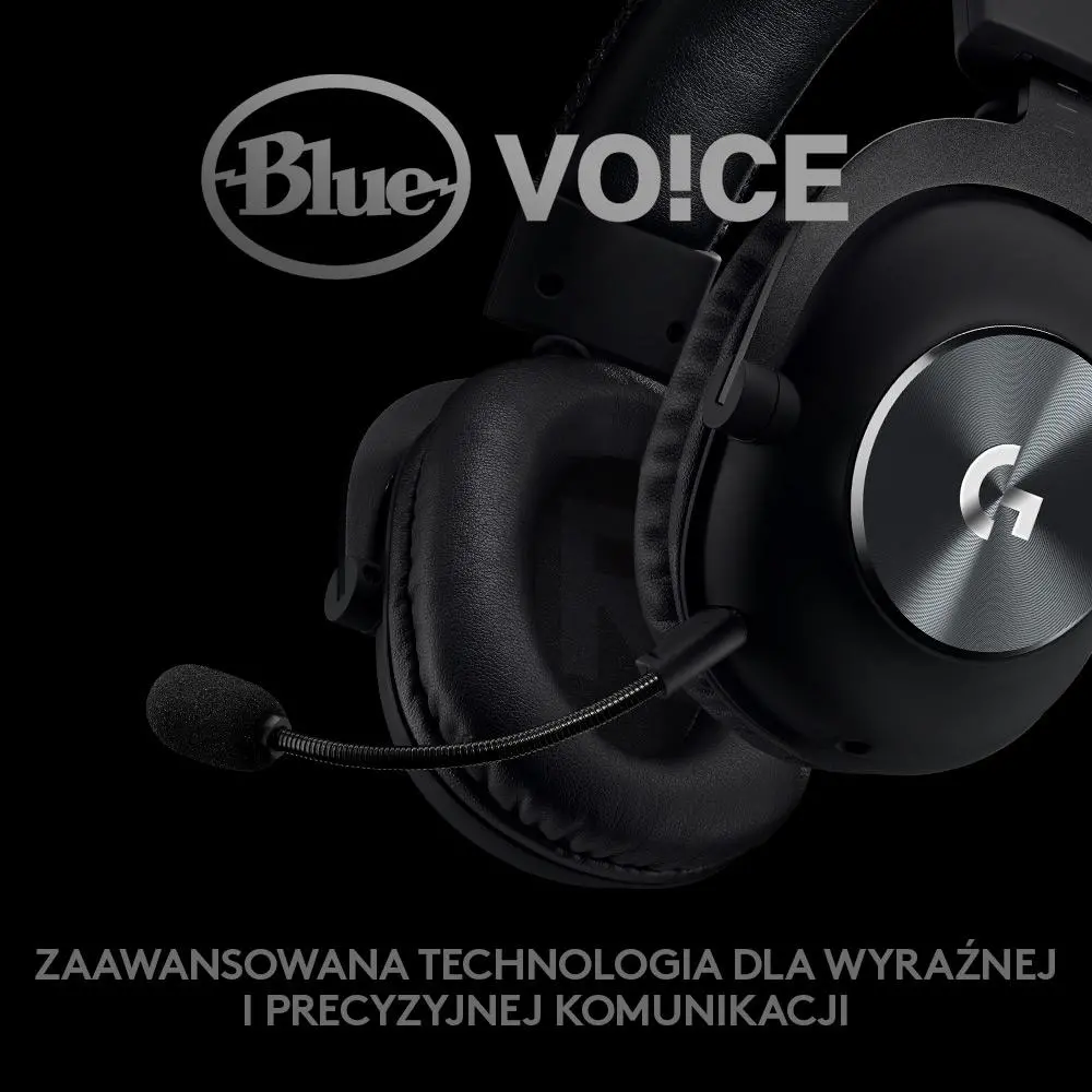 Słuchawki bezprzewodowe z mikrofonem Logitech G Pro X Lightspeed Nauszne Czarny